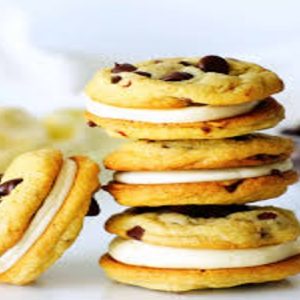 Chocolate chip cookie sandwich
